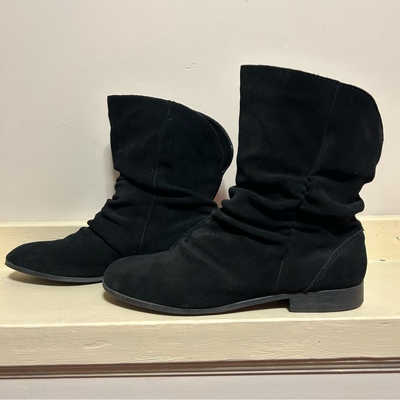 Sam&Libby Leather Suede Short Ankle Boots - Picture 5 of 11